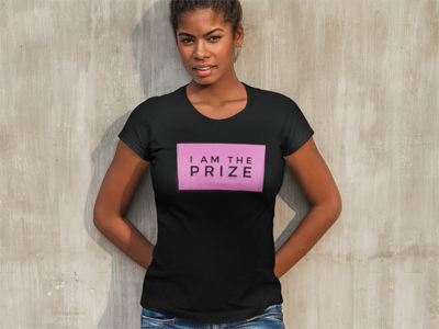I AM The Prize Pink Block Tee
