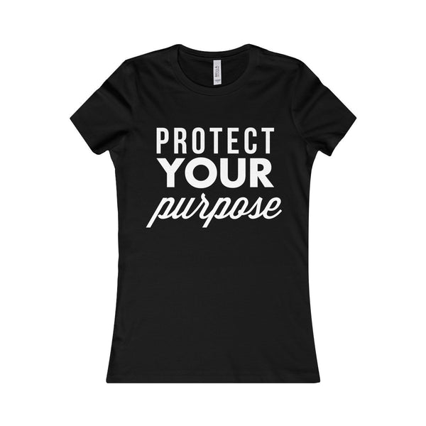 Protect Yours Women's Tee Letter White